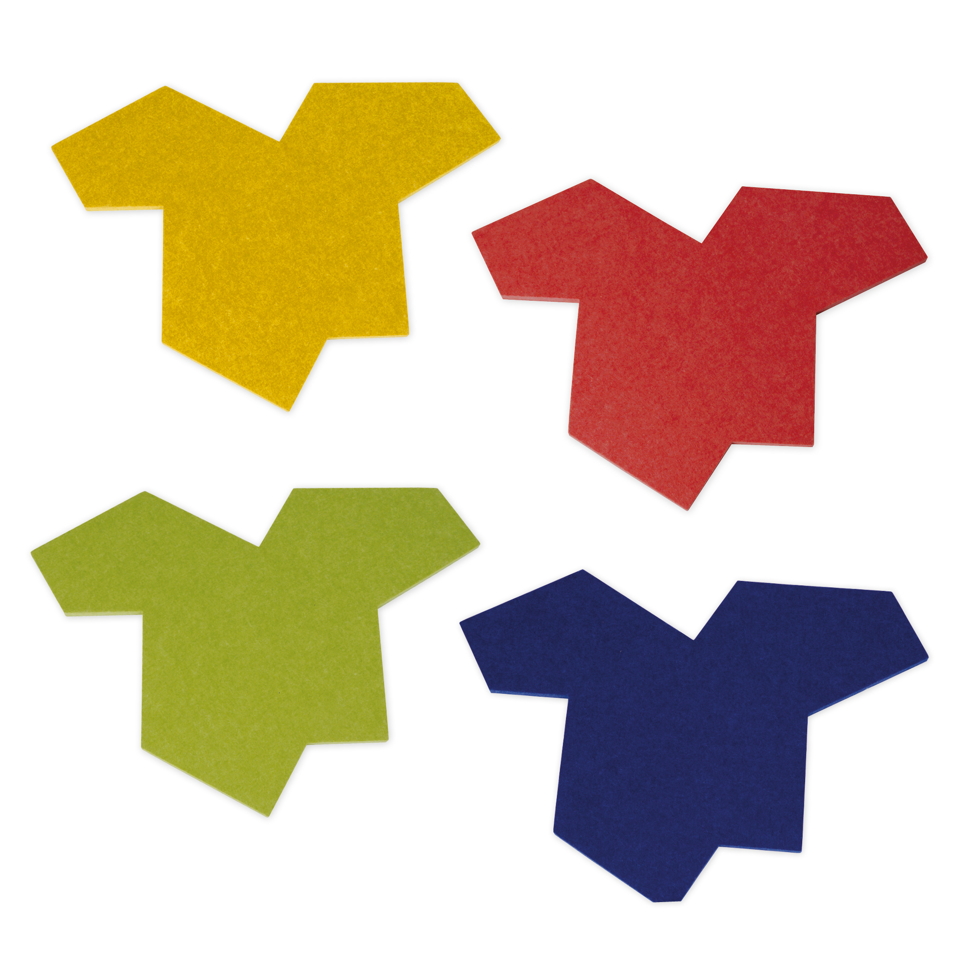 Schallabsorber Silentstar "EinStein" 4-farbig, 12 Stück