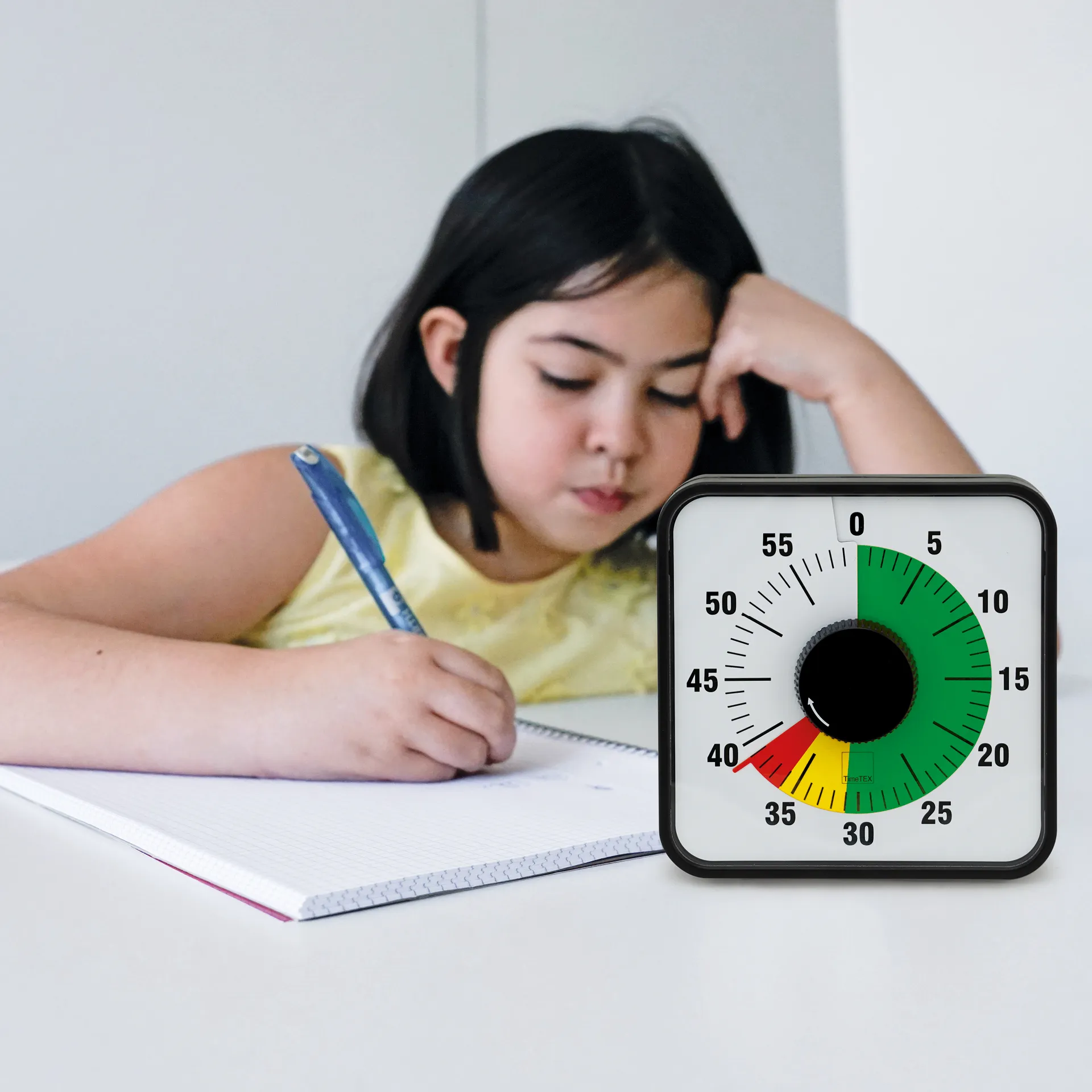 Magnetinis, automatinis laikmatis, 19x19 cm, su spalvotu laiko disku