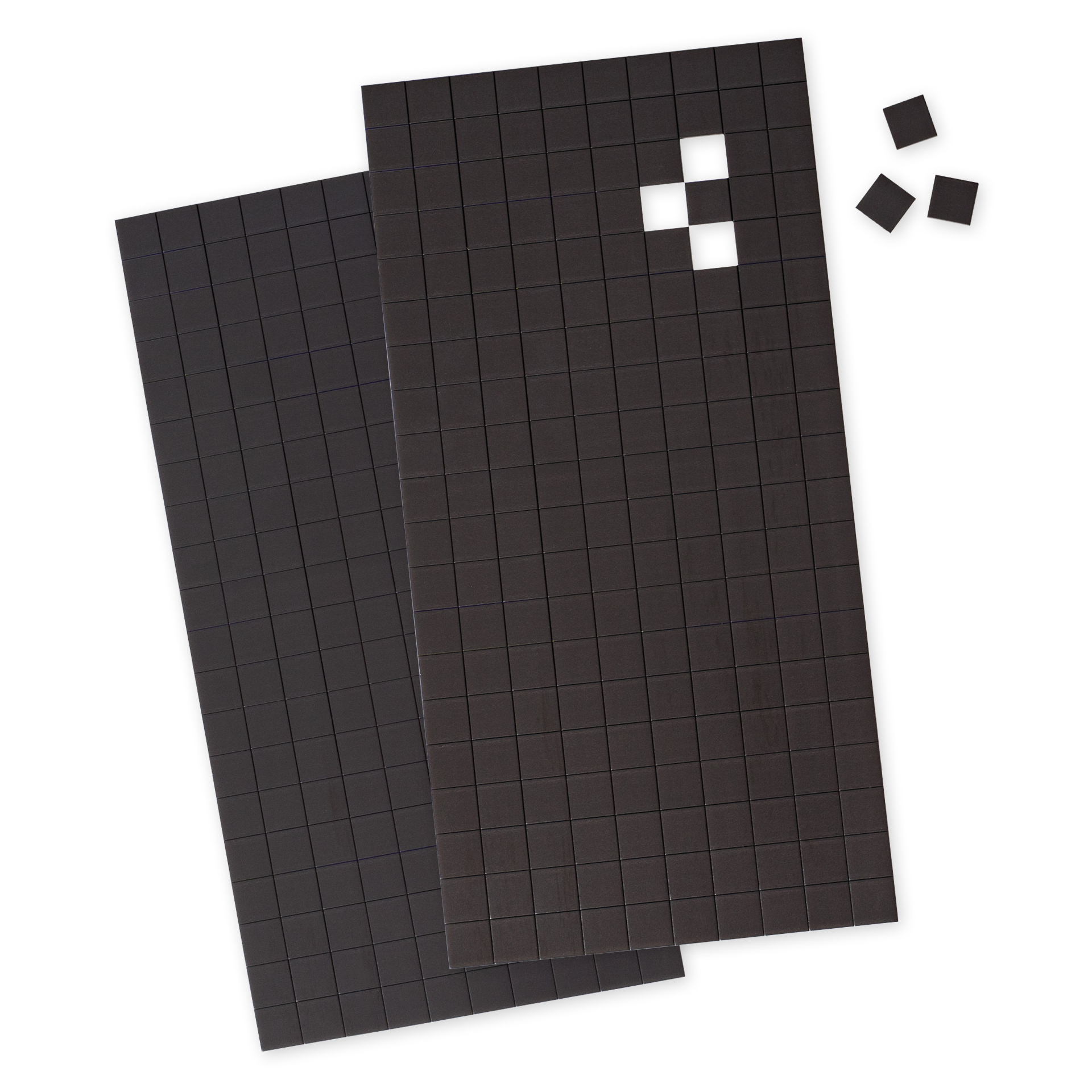 Magneetplaatjes, zelfklevend, 10x10 mm, 200 stuks