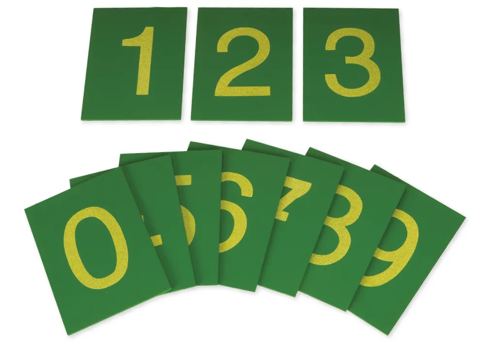 TimeTEX sandpapir numre "Montessori Premium"