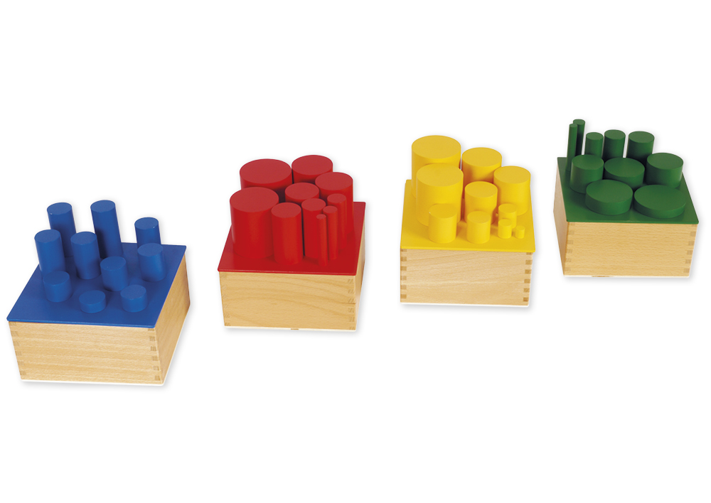 TimeTEX Farbige Zylinder "Montessori Premium" TimeTEX Farbige Zylinder "Montessori Premium"