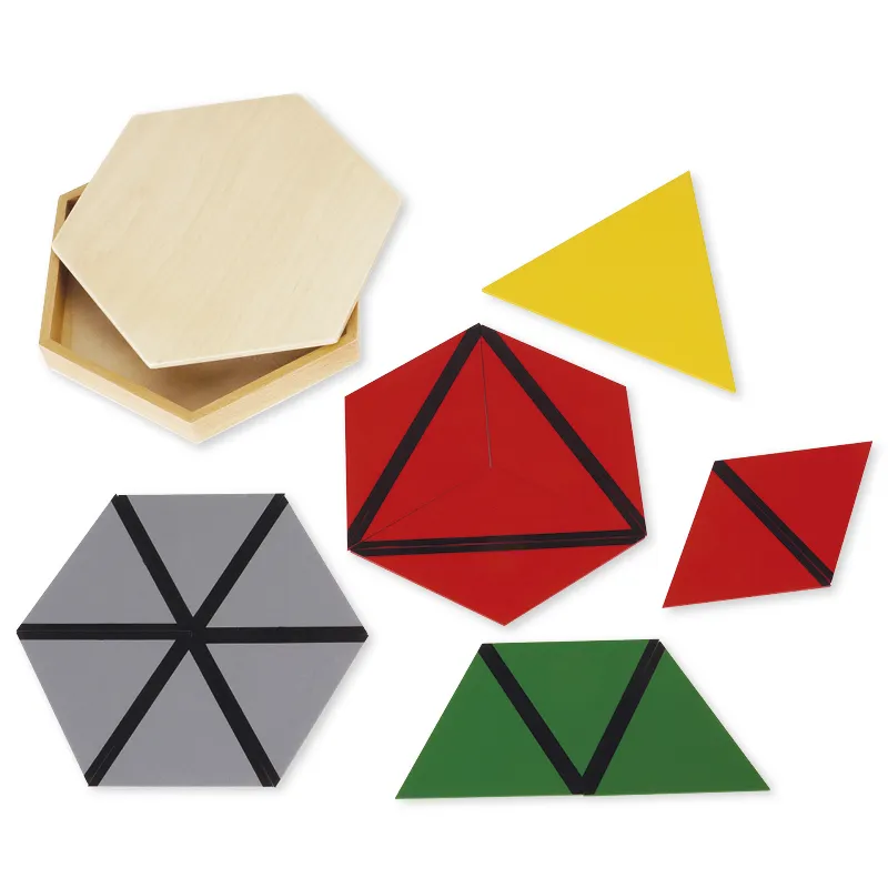 5 boîtes de triangles constructeurs TimeTEX « Montessori Premium »