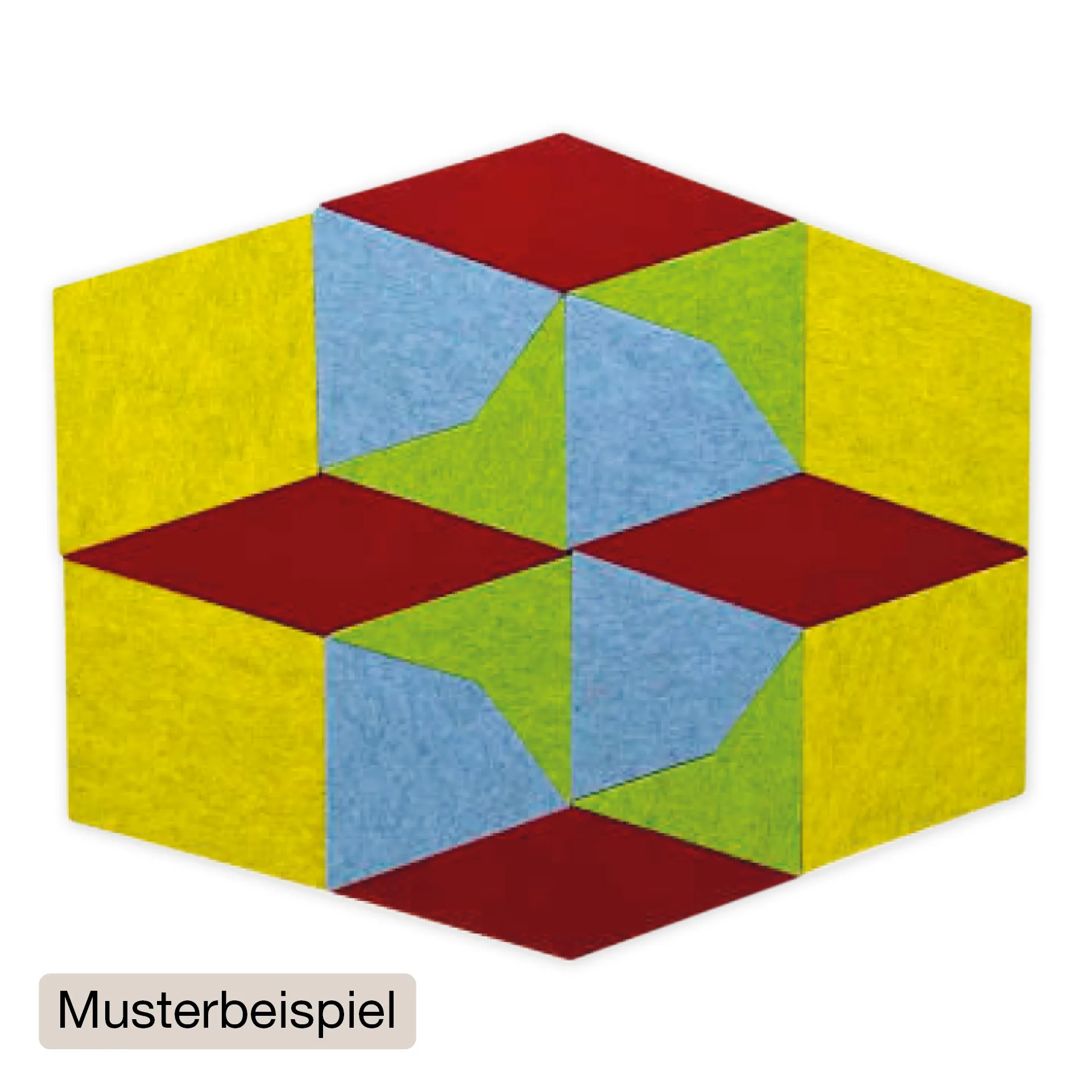 Schallabsorber Silentstar "4 Würfel", 83x85 cm, 16-tlg.