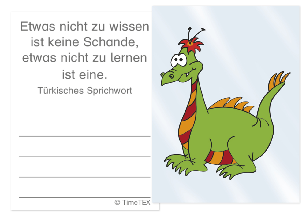 Fleißkärtchen, 110 Karten im Etui