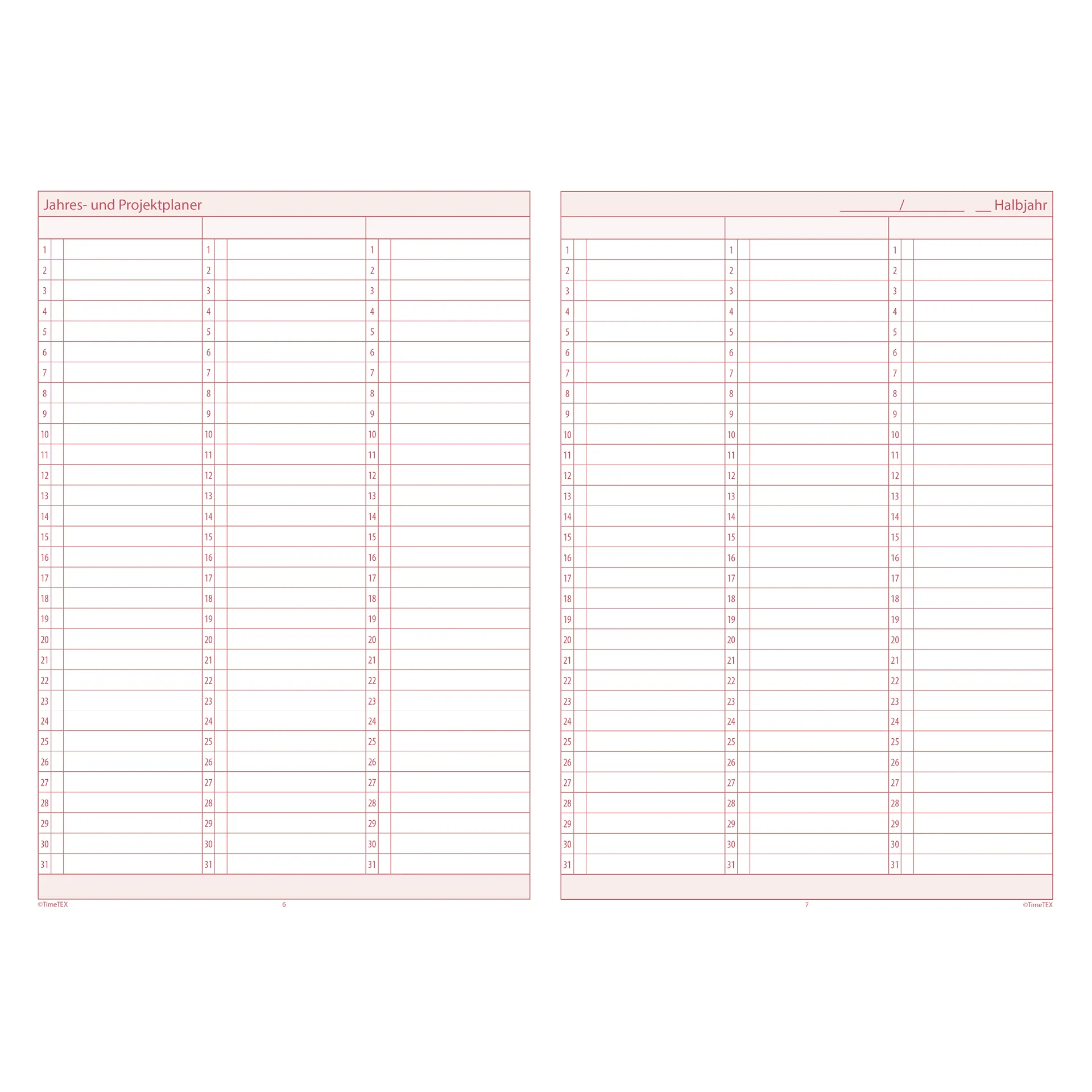 TimeTEX Referendariats-Planer "Completo" A4-Plus