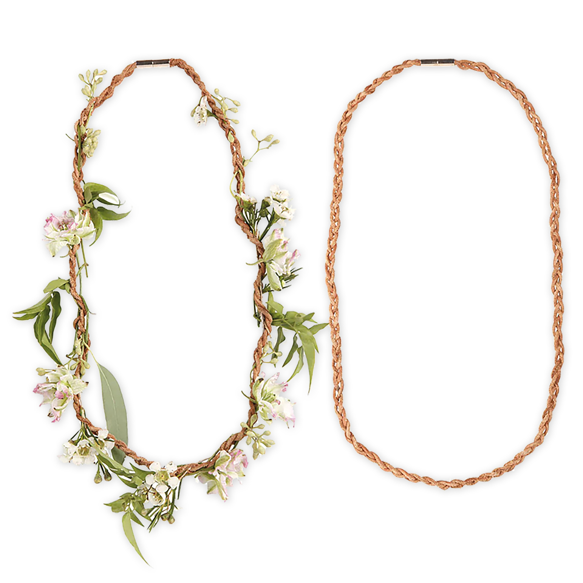 Halskette für Blumen aus Leder, 62 cm