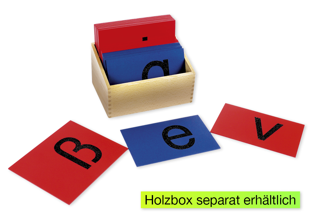 TimeTEX Sandpapier Kleinbuchstaben "Montessori Premium"