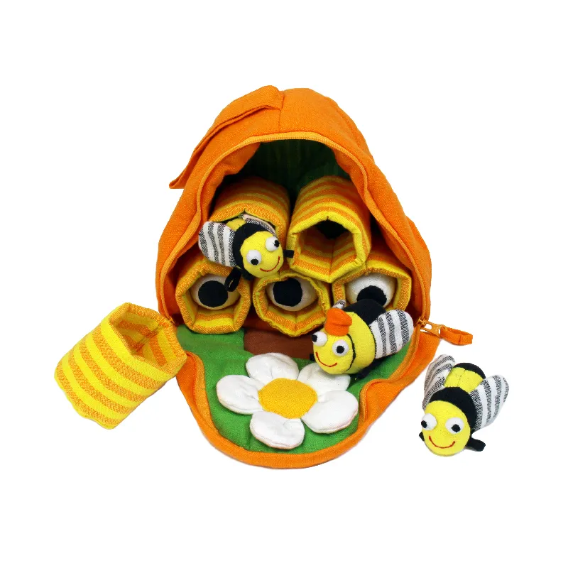 Stoff-Modell "Bienenstock", 7-tlg.