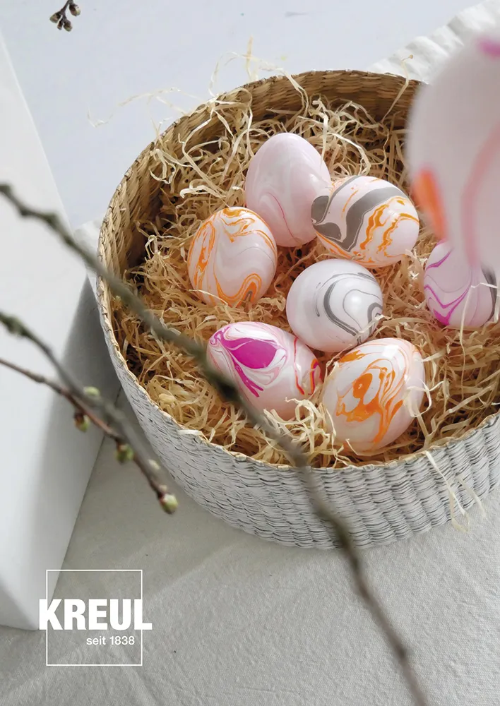 Set KREUL Magic Marble Marmorier-Farben à 20 ml, 6-tlg.