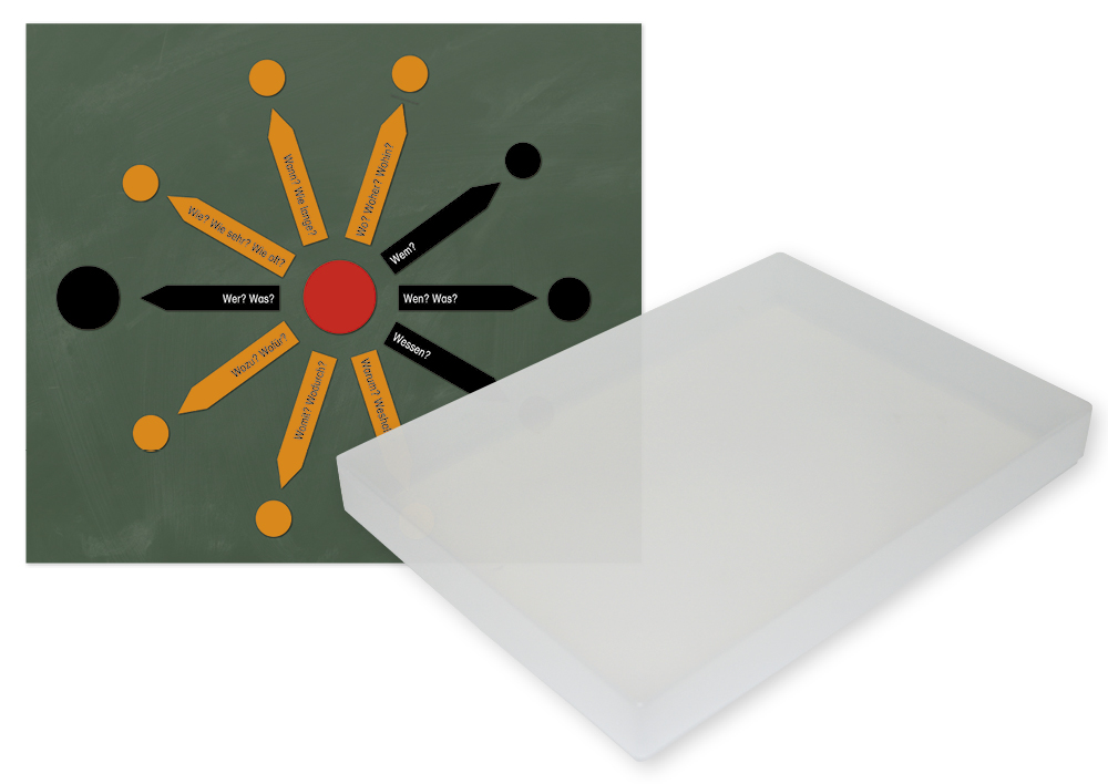 TimeTEX Set Sterntabelle, magnetisch, 26-tlg., in Box "Montessori Premium"