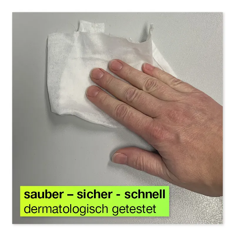 Flächen-Desinfektions-Tücher auf Rolle, 800 Blatt, Nachfüllpack
