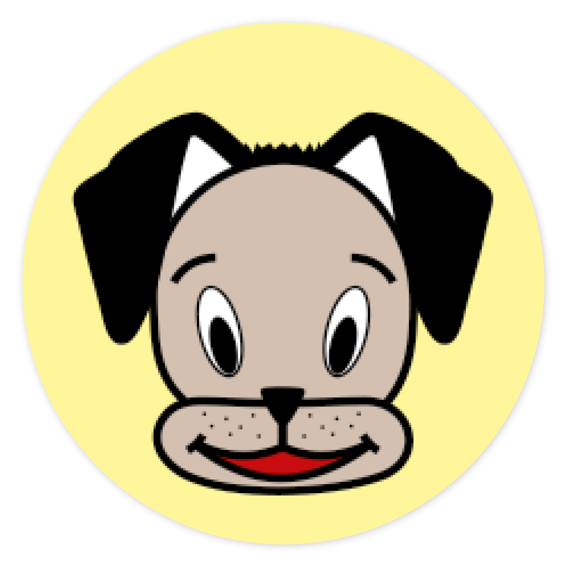 Magnetiska bitar set "Animal faces"