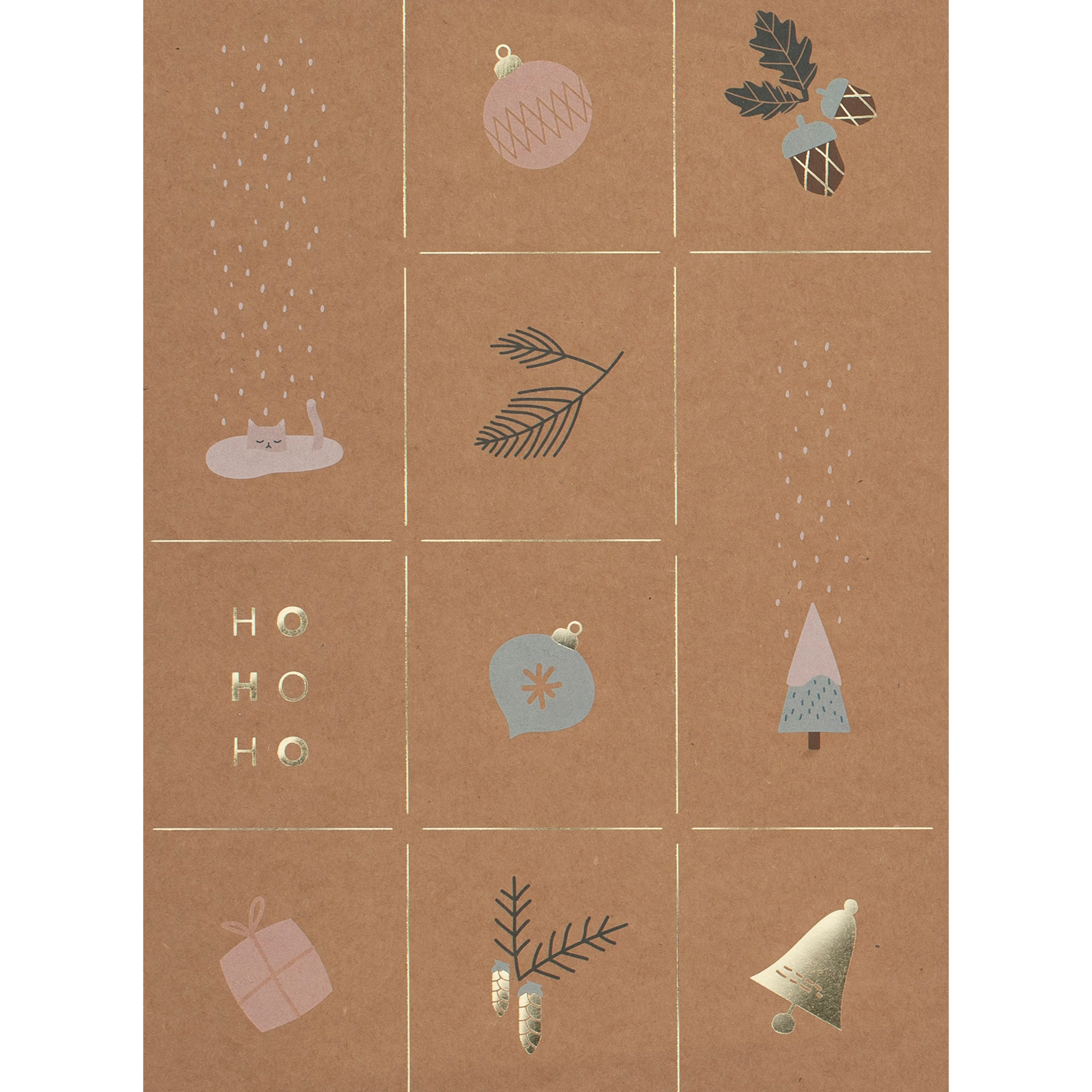 Kraftpapier-Block "Magic Christmas Paper" A4, 20 Blatt