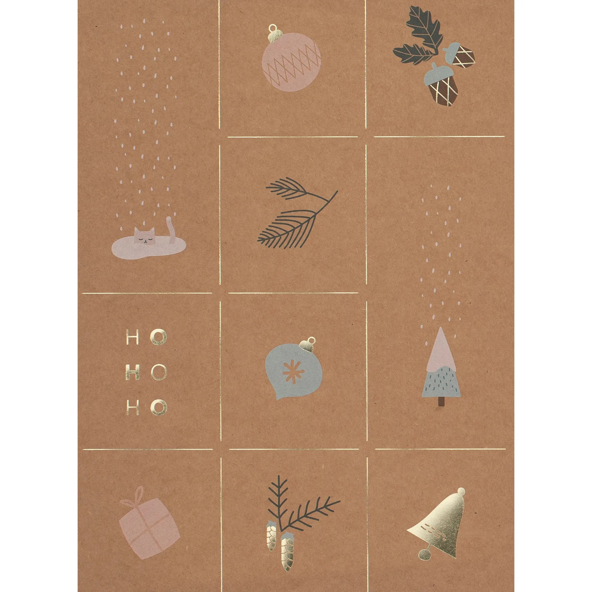 Kraftpapier-Block "Magic Christmas Paper" A4, 20 Blatt