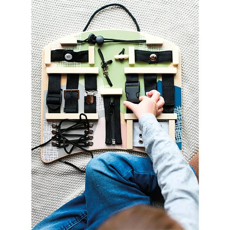 Motorik-Brett "Verschlüsse und Befestigung"