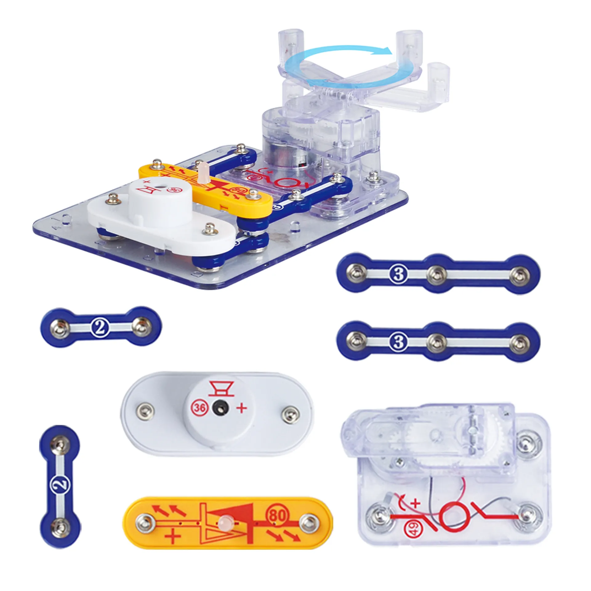 Elektro-Lernbaukasten "Erneuerbare Energien", 35-tlg. in Kunststoff-Box