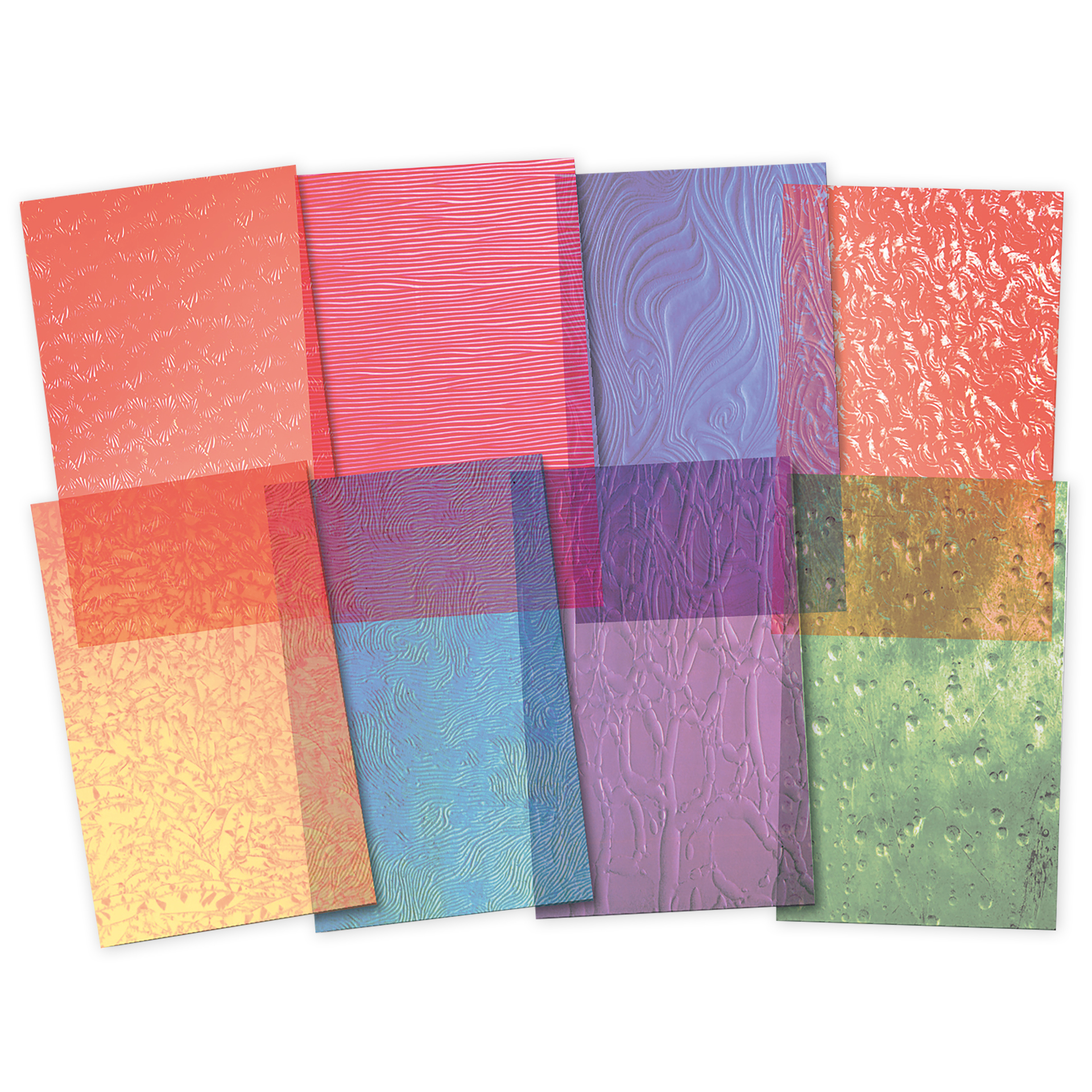 Transparentpapier "Gefrorenes Glas", 13,5x21 cm, 24 Blatt