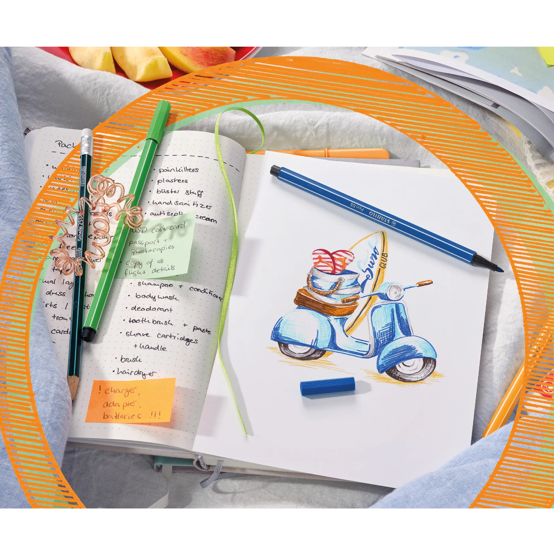 Stabilo Pen 68 Filzstifte, 10-tlg.