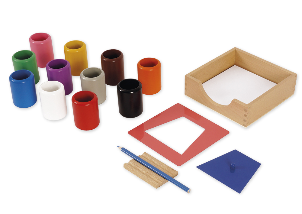 TimeTEX bakke til 3 blyanter "Montessori Premium" TimeTEX bakke til 3 blyanter "Montessori Premium"