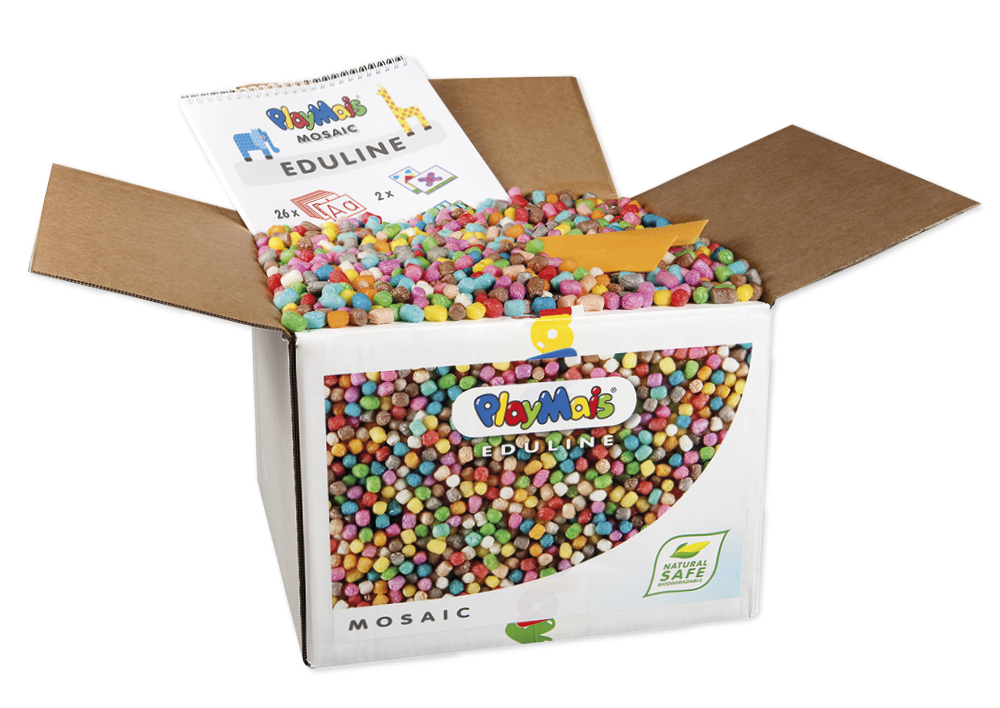 Hagemann PlayMais "EDULINE MOSAIC", ca. 12.000 Teile, mit Anleitungsbuch