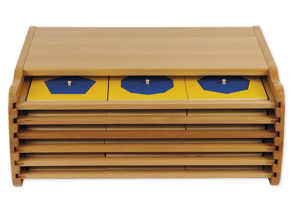 TimeTEX Geometrisk byrå "Montessori Premium"