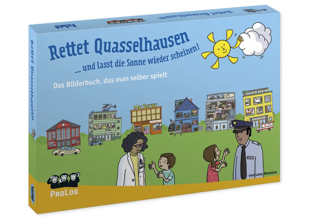 Lernspiel "Rettet Quasselhausen", 182-tlg.