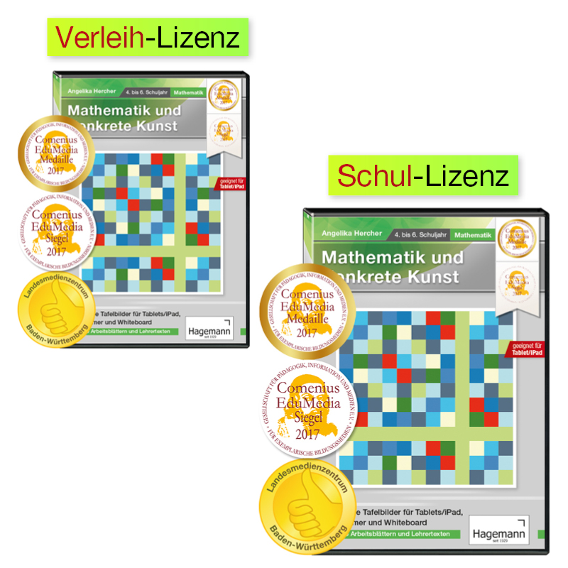Hagemann Interaktive Tafelbilder Mathematik und konkrete Kunst (tabletfähig)