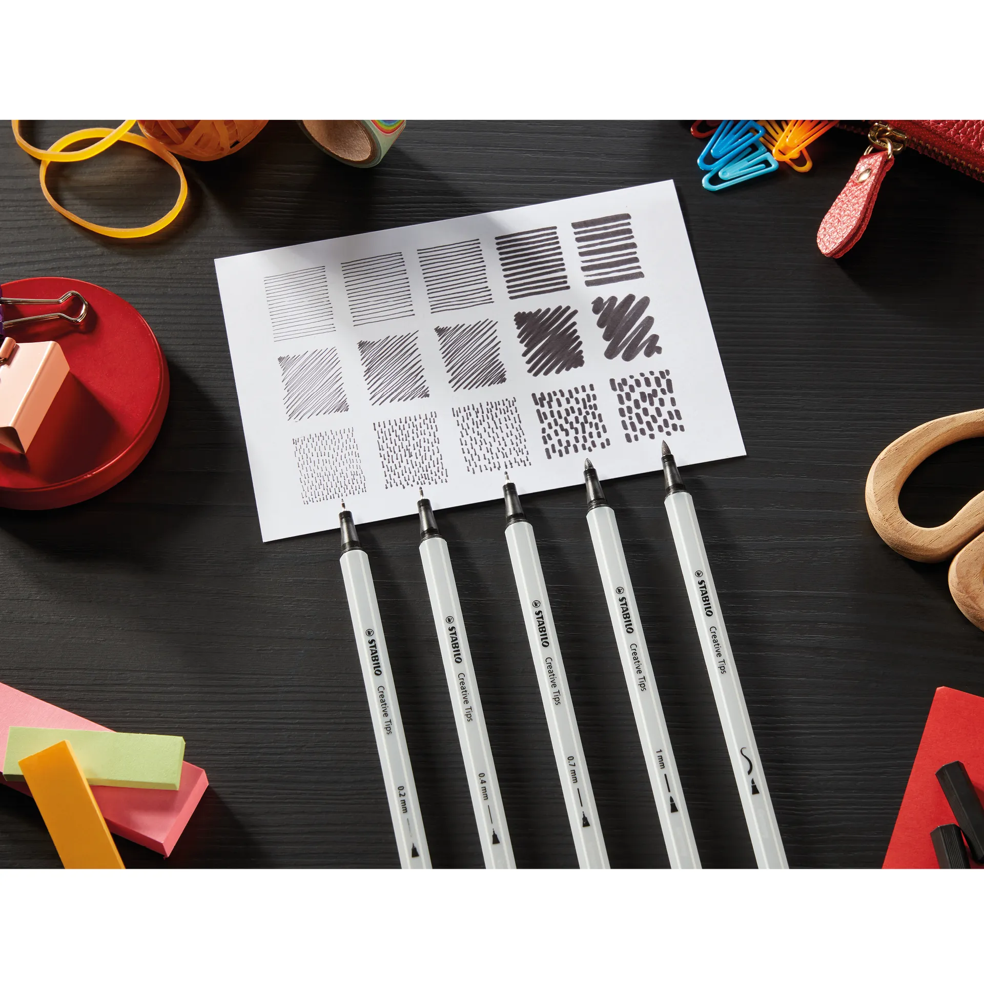 Stabilo Creative Tips Arty Multi-Liner, 5-tlg.