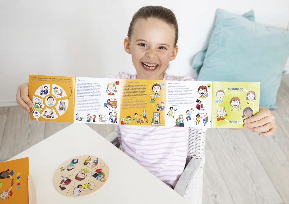 beleduc Humanico "Emotionen", 5 Puzzles