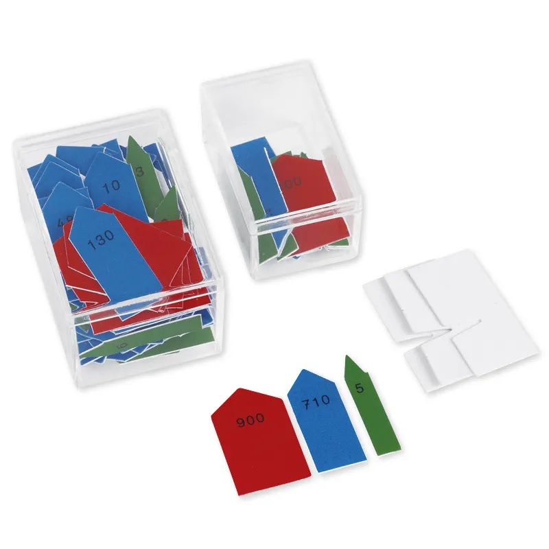 TimeTEX pijlen voor de Honderd- en Duizendketting "Montessori Premium"