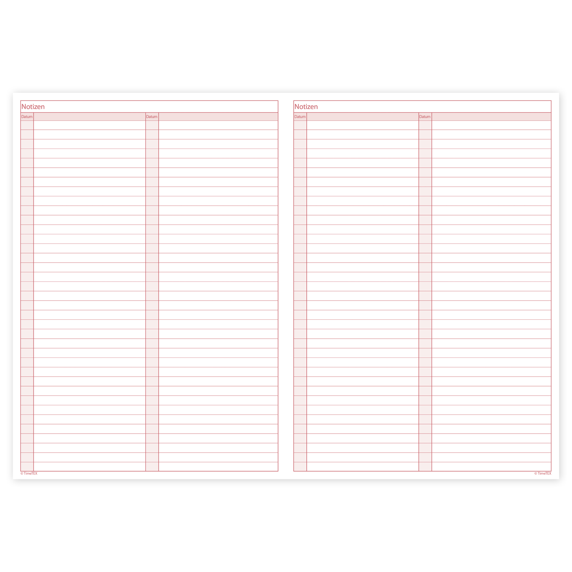 TimeTEX Heft Stoffverteilungs-Plan A4 TimeTEX Heft Stoffverteilungs-Plan A4
