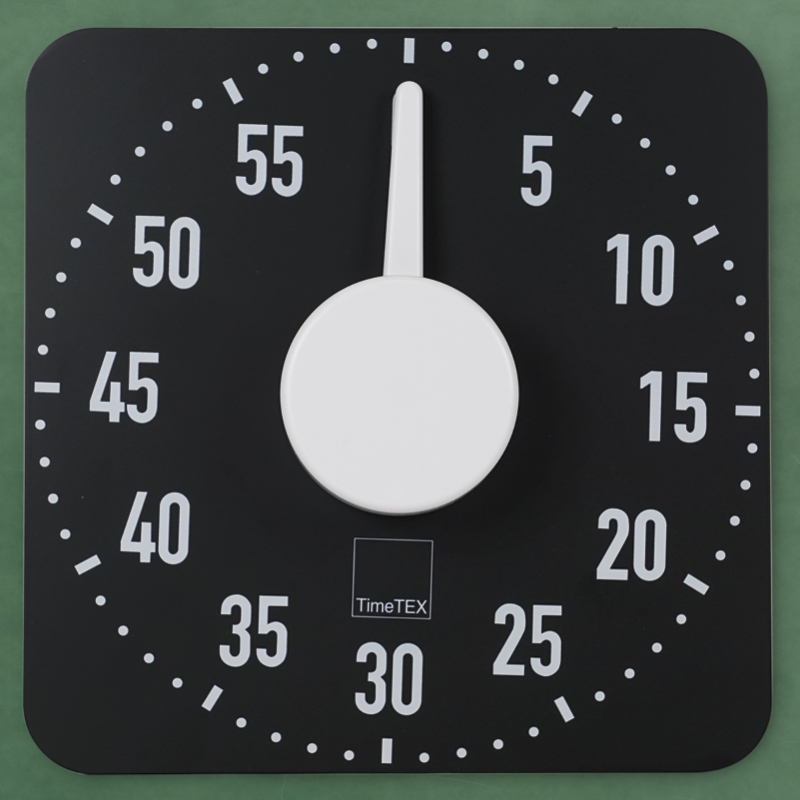 Tafel-Zeitdauer-Uhr Automatik magnetisch, 19x19 cm