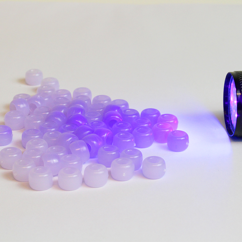 UV Beads, Change to Purple