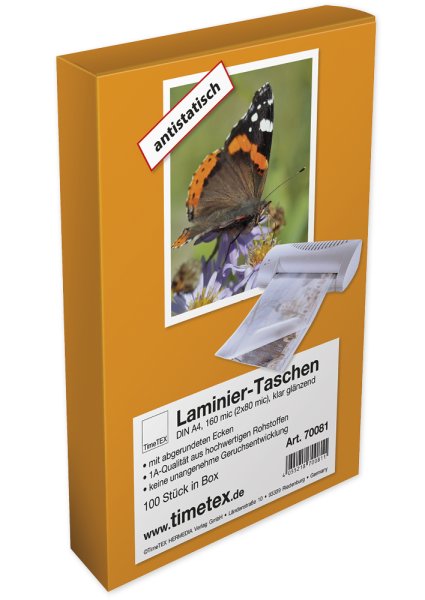 Laminating Pouches A4 2x80 mic matte, 100 pcs., Laminating Bags, Laminating Foils, Office Supplies, School
